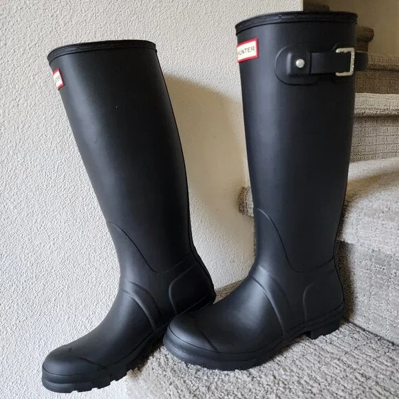 Hunter Women's Original Tall Rain Boots – Sustainable Style 🌧️🌱 - Picture 14 of 14